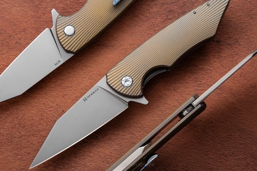 FOLDING KNIFE FOLDER VESPERTILIO #0158 M398 HERMAN KNIVES