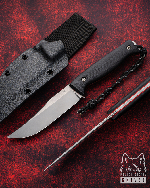 TACTICAL HUNTING KNIFE BOWIE 2 ELMAX G10 AK
