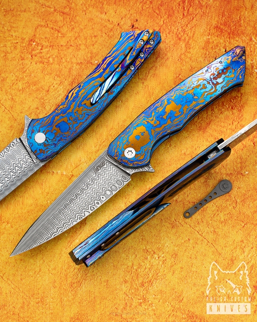 FOLDING KNIFE SLIM 6 TIMASCUS HERMAN 