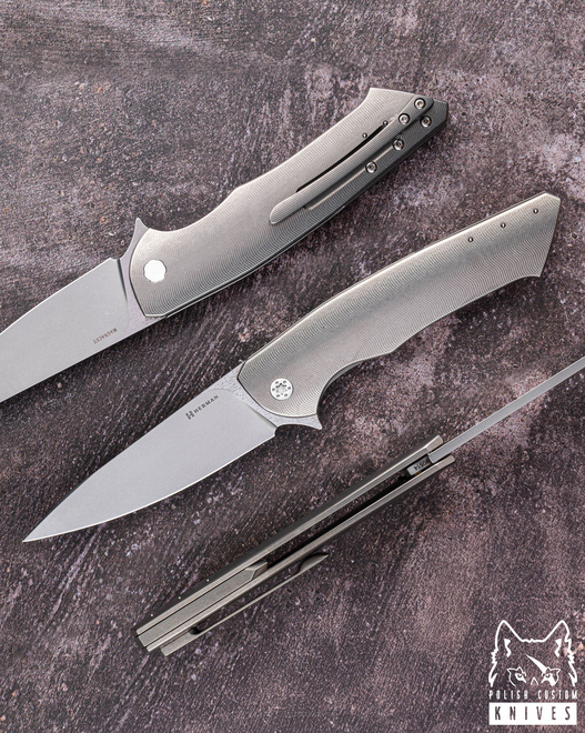 FOLDING KNIFE FOLDER SLIM #0514 MAGNACUT HERMAN KNIVES