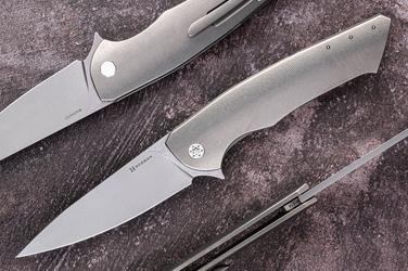 FOLDING KNIFE FOLDER SLIM #0514 MAGNACUT HERMAN KNIVES