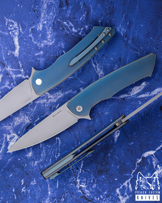 FOLDING KNIFE FOLDER SLIM #0538 MAGNACUT HERMAN KNIVES