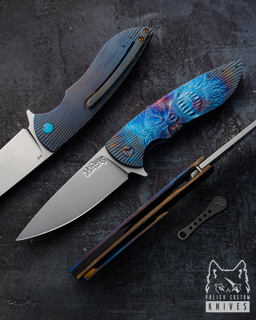 FOLDING KNIFE STING MORBIUS 1 M398 HERMAN PIMPED BY MICHO