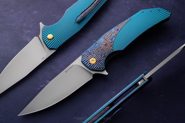 FOLDING KNIFE FOLDER DRAGONFLY #0512 M398 ( C0049 )  HERMAN KNIVES