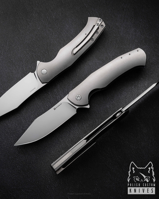FOLDING KNIFE FOLDER MANTIS #0340 MAGNACUT HERMAN KNIVES