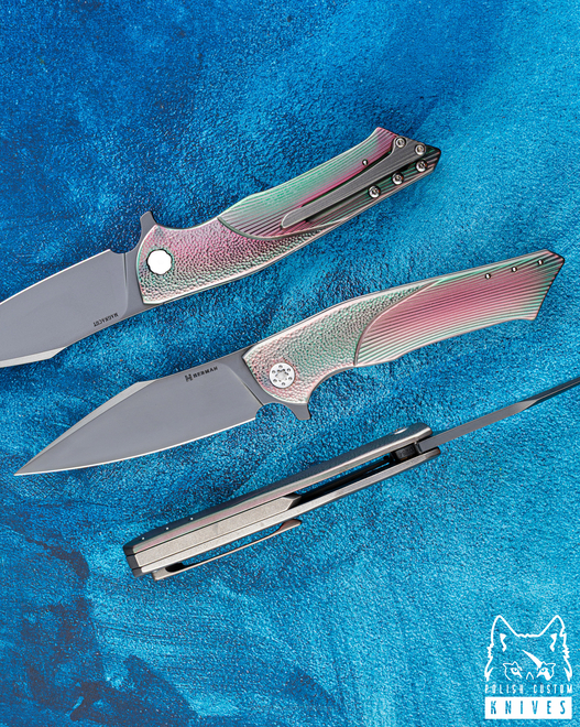 FOLDING KNIFE FOLDER BEE #0284 MAGNACUT HERMAN KNIVES