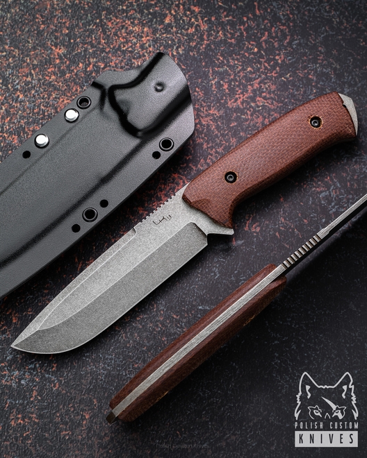 SURVIVAL KNIFE HUNDUR XL MICARTA LKW