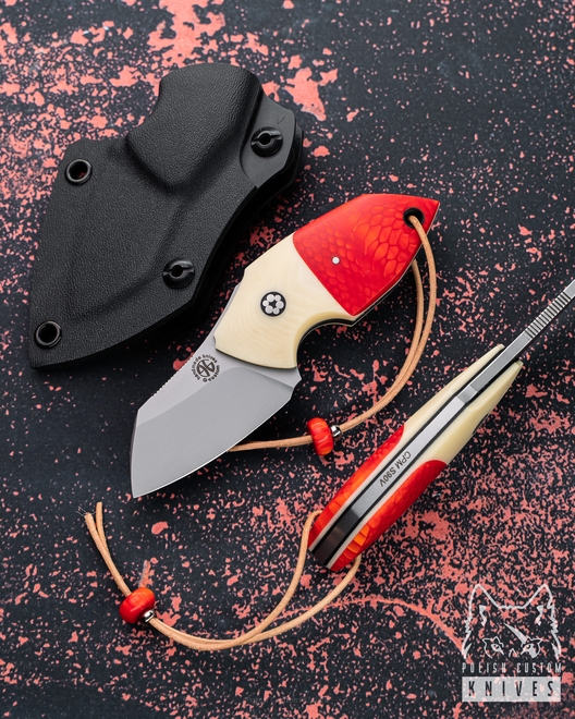EDC KNIFE PREDATOR 3 CPM S90V G-CUSTOM