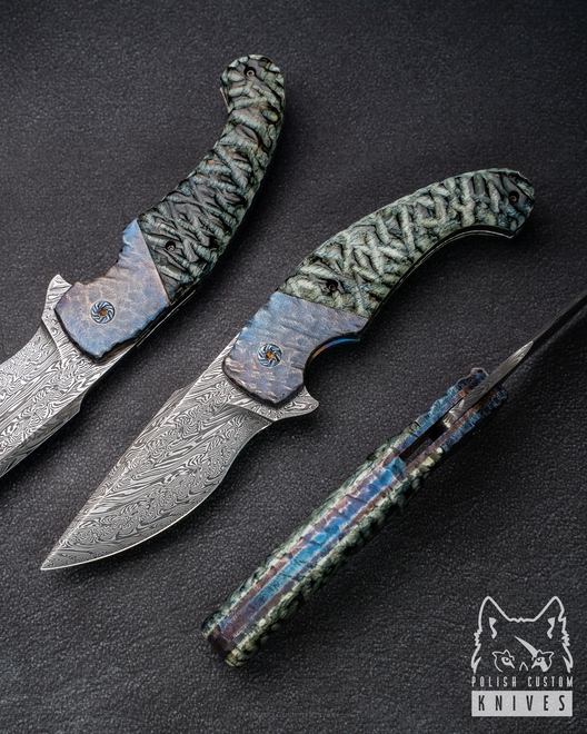 FOLDING KNIFE FOLDER DARK TEMPLAR IV VERIZHNIKOV & MICHO COLLABORATION