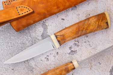 HUNTING KNIFE GUTOR 34 K110 WALNUT GARUCHI KNIVES