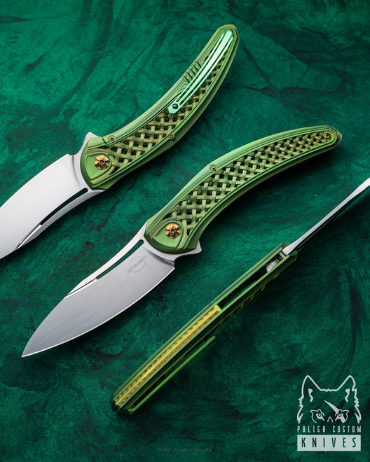 FOLDING KNIFE FOLDER SLIM #10 OF 100 RWL34 LESBAR KNIVES