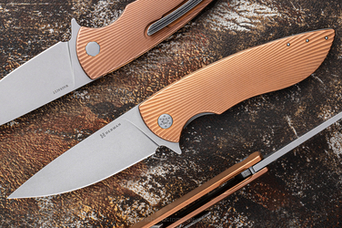 FOLDING KNIFE FOLDER STING #0848 MAGNACUT PVD HERMAN KNIVES