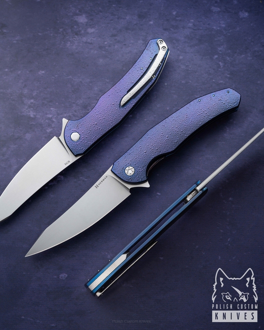 FOLDING KNIFE FOLDER ISHTAR #0643 M398 HERMAN KNIVES
