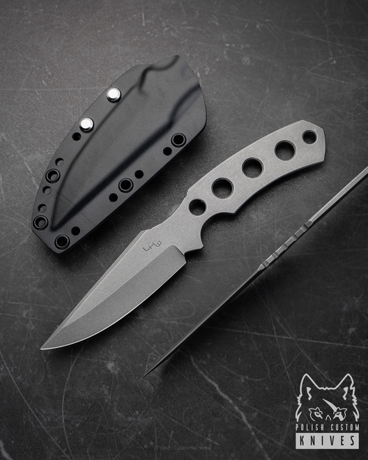 NECK EDC KNIFE SKELETON XL N690 LKW