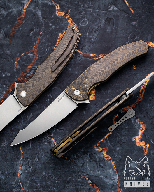 FOLDING KNIFE ISHTAR 42 M390 HERMAN