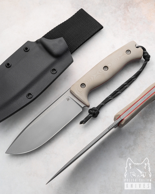 SURVIVAL KNIFE ODC 125 17 VANADIS 4E G10 AK