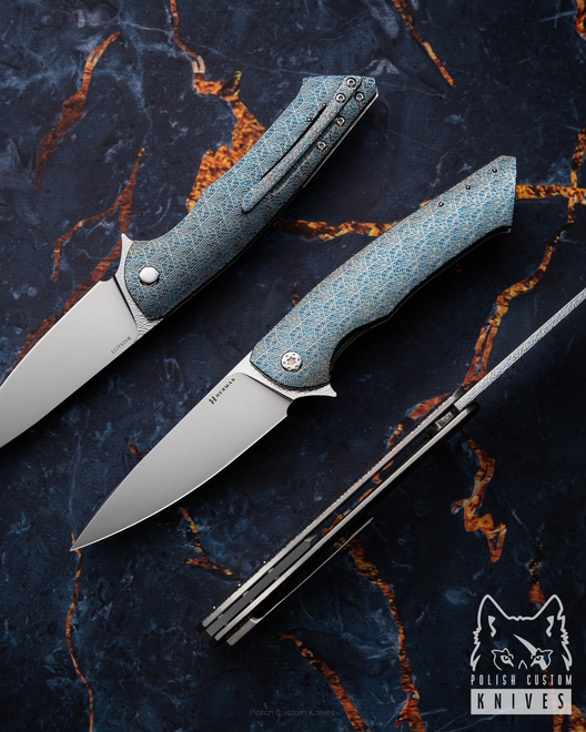 FOLDING KNIFE FOLDER SLIM #0613 MAGNACUT TESSERACT HERMAN KNIVES