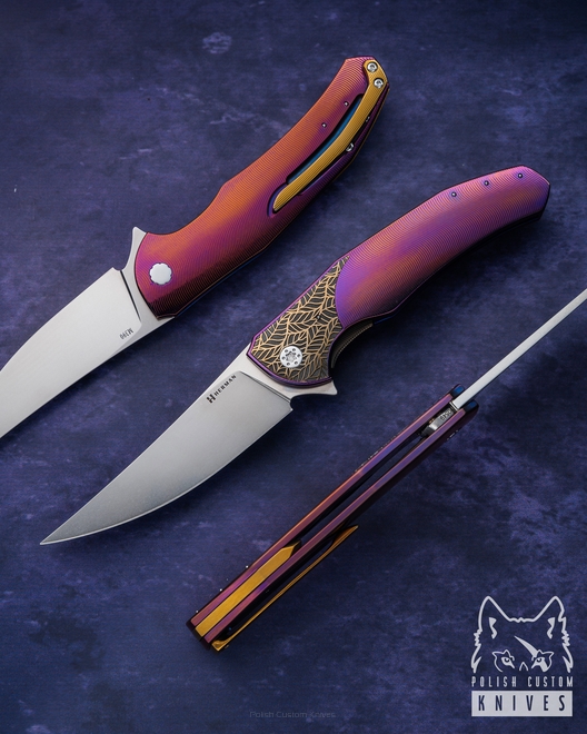 FOLDING KNIFE FOLDER ISHTAR 549 M390 HERMAN KNIVES