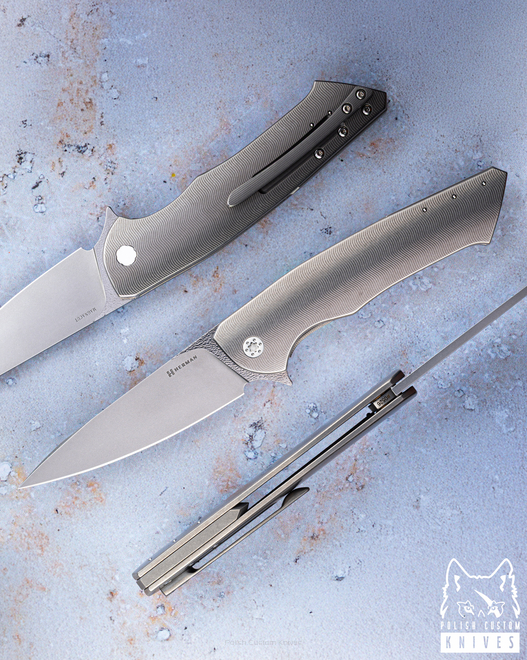 FOLDING KNIFE FOLDER SLIM #0526 MAGNACUT HERMAN KNIVES