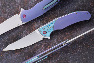 FOLDING KNIFE FOLDER ISHTAR #0791 M390 HERMAN KNIVES