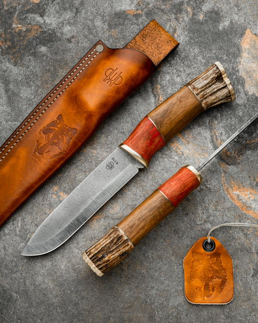 HUNTING KNIFE WOLF RED EYE PRUCIAK