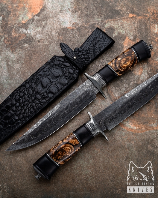 KNIFE LEGENDS THE NOBLE ONE BOWIE KARUD DAMAST