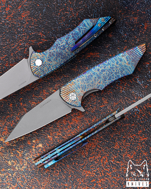 FOLDING KNIFE FOLDER VESPERTILIO #0222 MAGNACUT ENTROPY HERMAN KNIVES