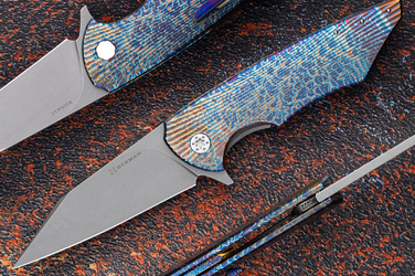 FOLDING KNIFE FOLDER VESPERTILIO #0222 MAGNACUT ENTROPY HERMAN KNIVES