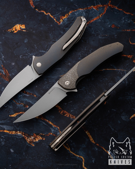 FOLDING KNIFE FOLDER ISHTAR #0727 MAGNACUT HERMAN KNIVES