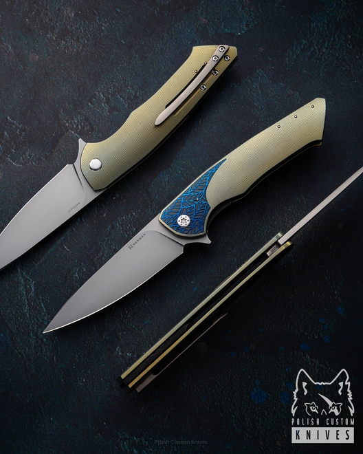 FOLDING KNIFE FOLDER SLIM #0590 MAGNACUT HERMAN KNIVES