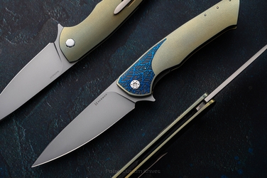 FOLDING KNIFE FOLDER SLIM #0590 MAGNACUT HERMAN KNIVES