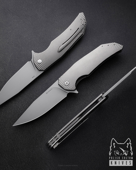 FOLDING KNIFE FOLDER DRAGONFLY #0431 M390 HERMAN KNIVES
