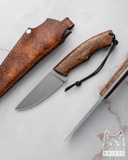 SURVIVAL HUNTING KNIFE POGWIZD HUNTER 21 K110 D2 MANGO SIMON'S