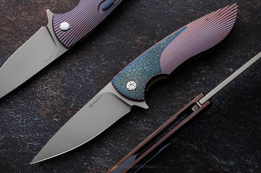 FOLDING KNIFE FOLDER STING #0820 MAGNACUT HERMAN KNIVES