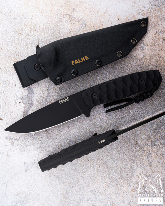 TACTICAL SURVIVAL KNIFE MK1 010 D2 G10 FALKE KNIVES