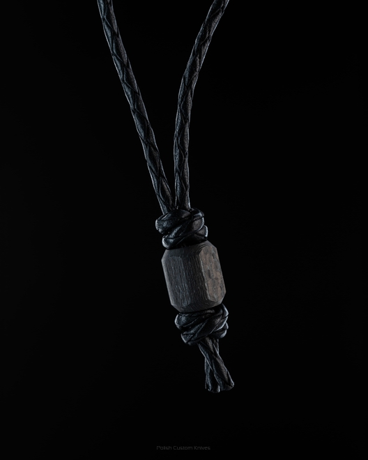 EDC Carbon fiber glow in the dark Bead Ostap Hel