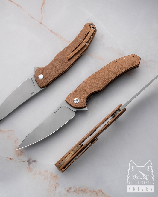 FOLDING KNIFE FOLDER ISHTAR #0873 M390 HERMAN KNIVES