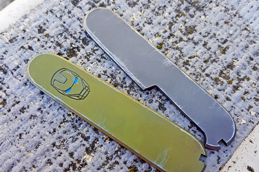 Scales for 91mm Victorinox SAK "Ironman" 126