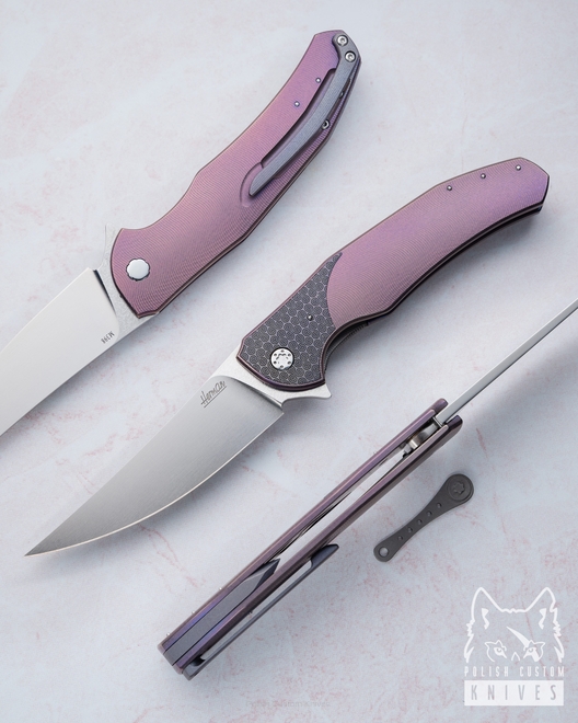 FOLDING KNIFE FOLDER ISHTAR 307 M398 HERMAN KNIVES
