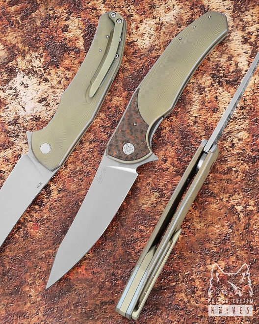 FOLDING KNIFE FOLDER ISHTAR 297 M398 HERMAN KNIVES