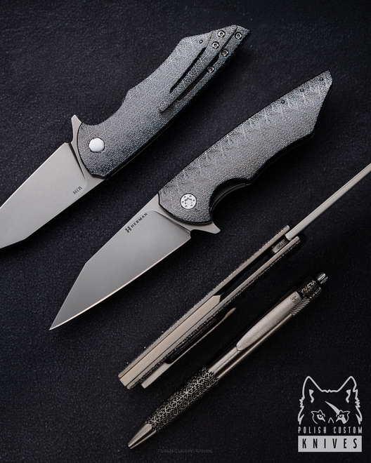 EXCLUSIVE SET 5: HERMAN KNIVES VESPERTILIO #0190 AND EPIKA #0264