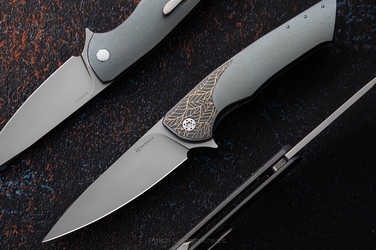 FOLDING KNIFE FOLDER SLIM #0521 MAGNACUT HERMAN KNIVES