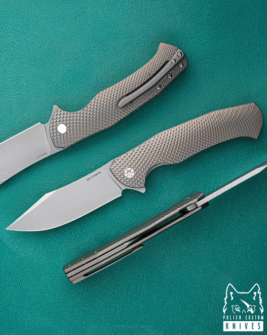 FOLDING KNIFE FOLDER MANTIS #0425 MAGNACUT HERMAN KNIVES