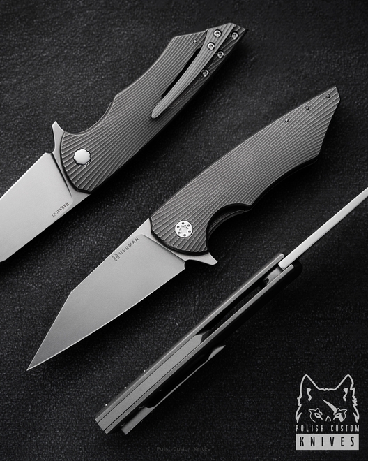 FOLDING KNIFE FOLDER VESPERTILIO 148 MAGNACUT HERMAN KNIVES
