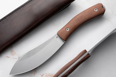 TACTICAL SURVIVAL KNIFE NESSMUK 9 VANADIS 4E MICARTA AK KNIVES