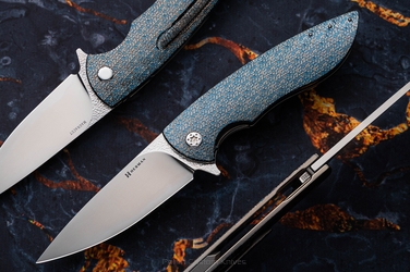 FOLDING KNIFE FOLDER STING #0851 MAGNACUT TESSERACT HERMAN KNIVES