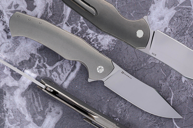 FOLDING KNIFE FOLDER MANTIS #0280 M398 LEFTY HERMAN KNIVES