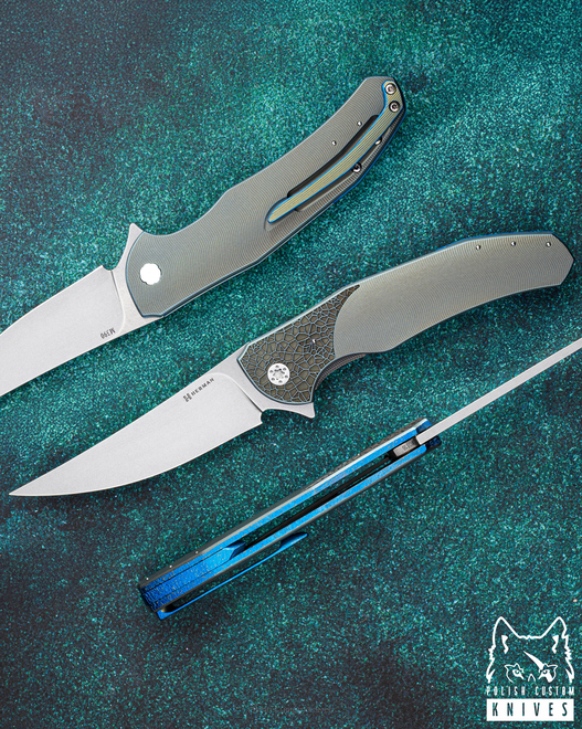 FOLDING KNIFE FOLDER ISHTAR #0816 M390 HERMAN KNIVES