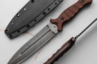 TACTICAL KNIFE DAGGER PUNHELO 2 O2 MICARTA RATO KNIVES