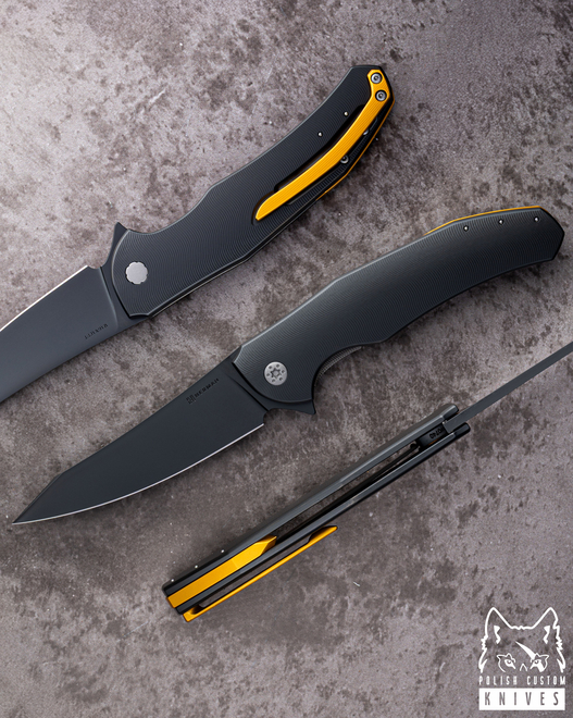 FOLDING KNIFE FOLDER ISHTAR #0740 MAGNACUT DLC HERMAN KNIVES